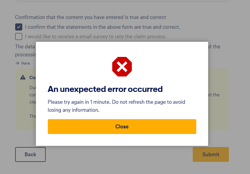 Lufthansa Compensation Portal Remains Conveniently Defective
