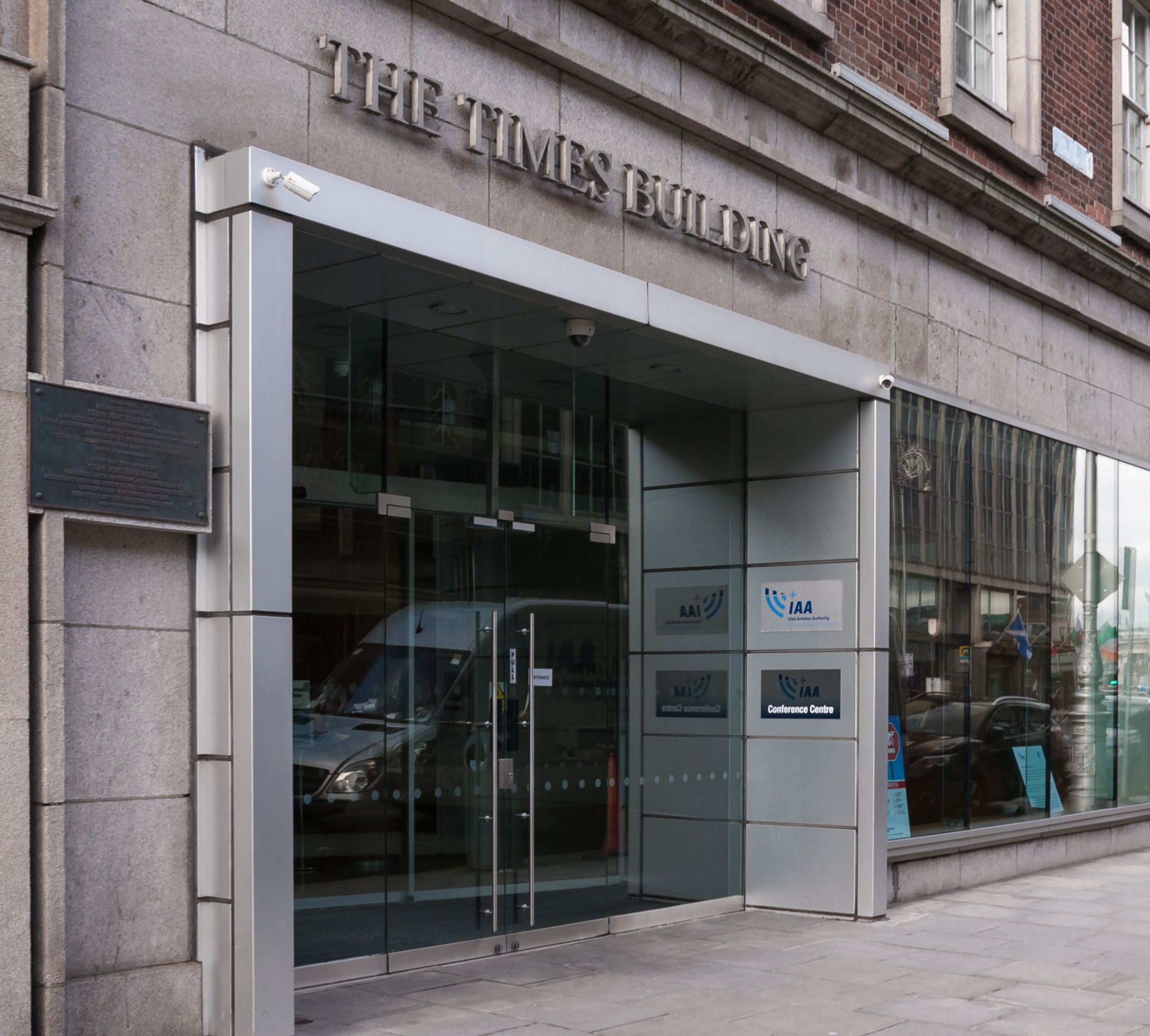 Außenansicht des The Times Building in Dublin, Heimat des Irish Aviation Authority (IAA) Konferenzzentrums.